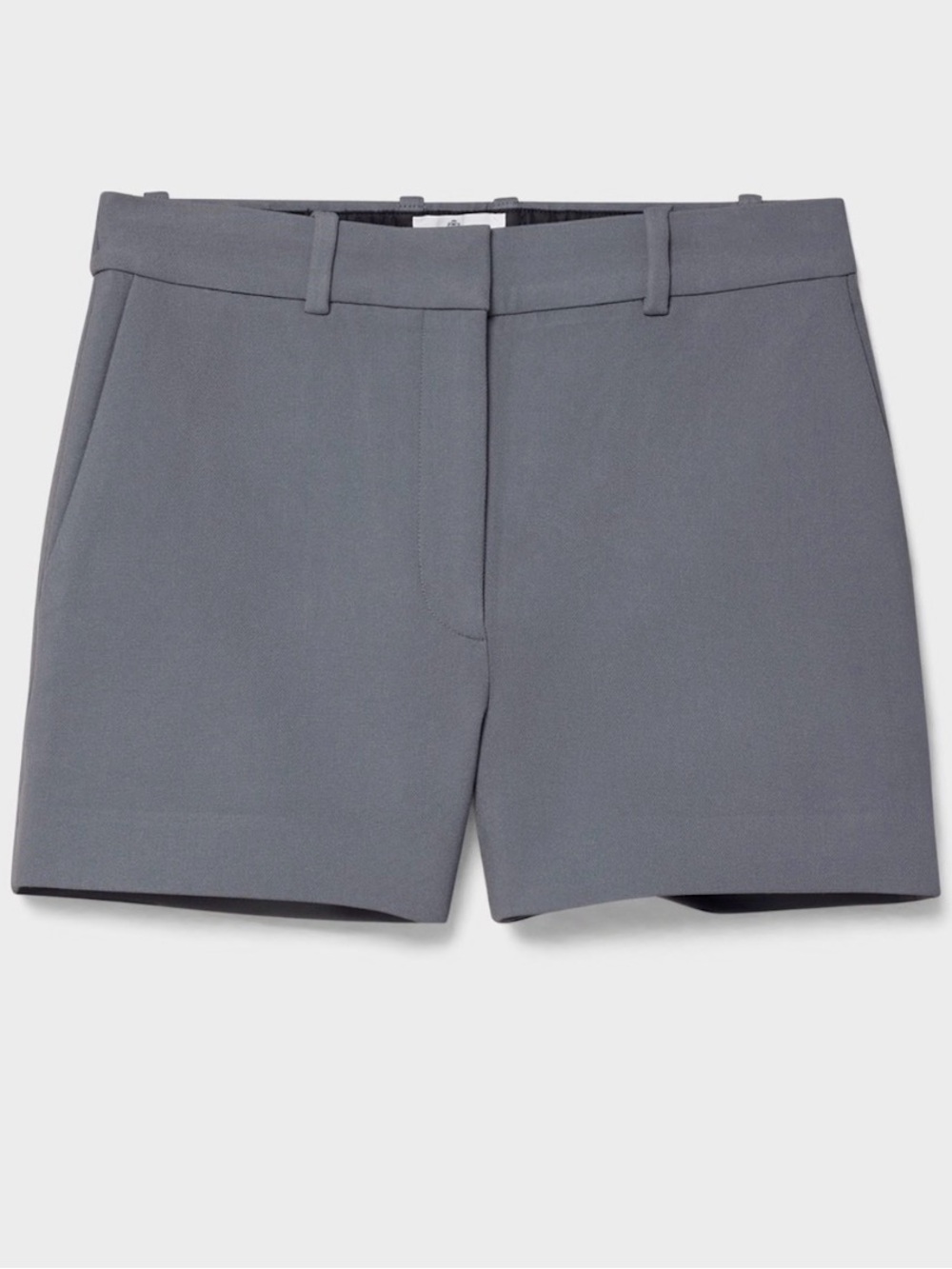 Babaton Gray Tailored Bermuda Shorts